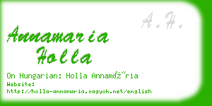 annamaria holla business card